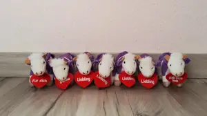 Süße Milka Stoffkühe (7 Stück)