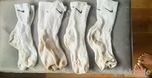 Getragene Socken