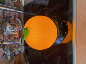 Designerlampe Orange Tischlampe Orange 