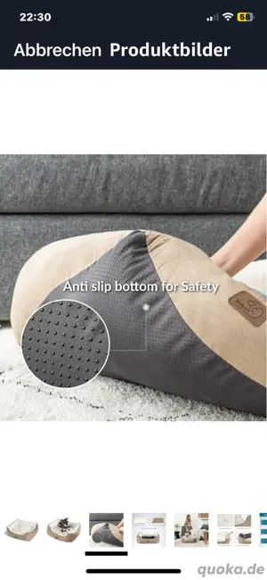 Katzenbett von Bedsure kaum benutzt, sehr guter Zustand. Bild 9