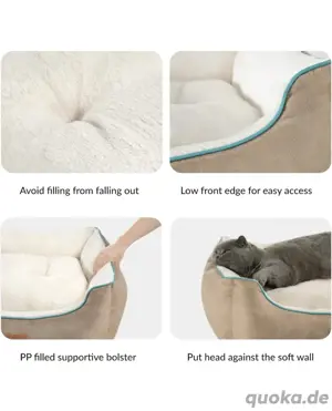 Katzenbett von Bedsure kaum benutzt, sehr guter Zustand. Bild 7