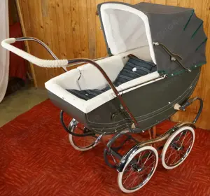 Oldtimer Design Flower Power Kinderwagen Retro Vintage Rockabilly