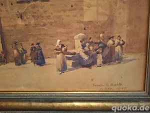 Aquarell Toledo 1845