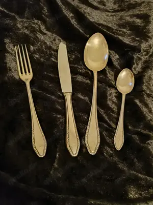 90er Silber Besteck Monogramm  Gebr. Krumm  Solingen