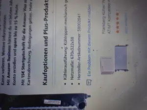 Kühler für Golf 2 zu verkaufen(neu) Bild 3