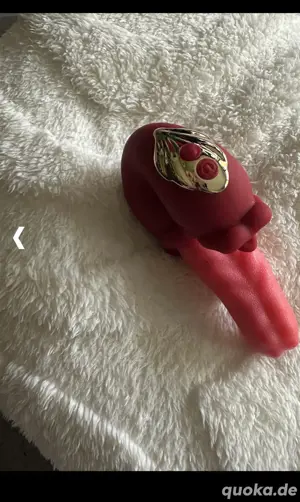 Zungendildo mit Vibration und Leckfunktion 
