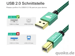 HP Deskjet 2622 All-in-One-Drucker + Patronen + 5 Meter Kabel Bild 8