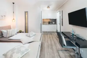 Vollmöbliertes Design-Apartment für Berufspendler - inkl. Parkplatz & Gartennutzung ab sofort frei!