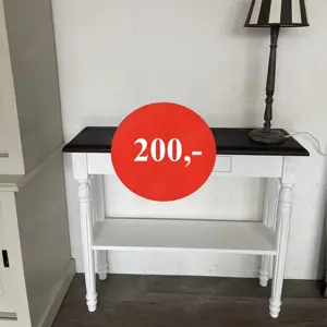 Weisse Wandkonsole Sideboard Wandtisch Walltable B100xT30xH85cm in Starnberg - einteilig