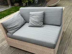 DEDON Lounge Sofa Outdoor Module Bleach 066 Bild 2