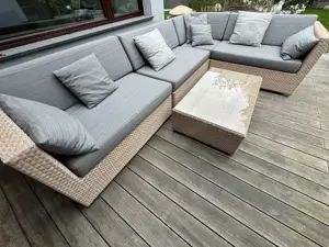 DEDON Lounge Sofa Outdoor Module Bleach 066