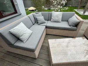 DEDON Lounge Sofa Outdoor Module Bleach 066 Bild 8