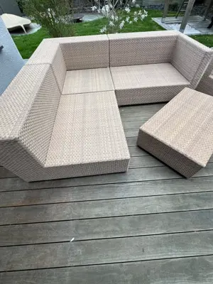 DEDON Lounge Sofa Outdoor Module Bleach 066 Bild 14