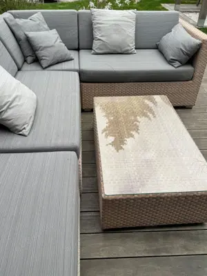 DEDON Lounge Sofa Outdoor Module Bleach 066 Bild 12