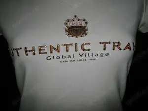 NEU Ausgefallen edel Swarovski Glitzer Kristalle Kurzarm T- SHIRT MEXX Gr. 36- 38  S weiß gold