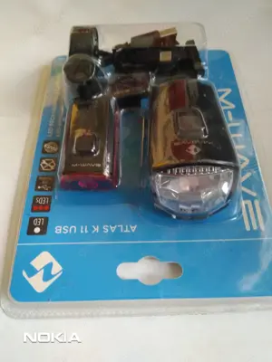 Fahradlampen-Set  "M-Wave" NEU