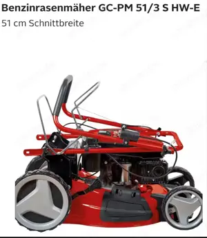 Einhell Rasenmäher Benziner GC-PM 51  3 S HW-E ,NEU original verpackt Bild 2