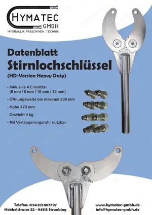 Hymatec Stirnlochschlüssel groß Bild 4