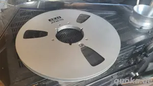 Alu Bandspule mit Tonband ATR-10 Tape Reel