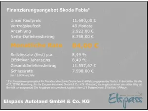 Skoda Fabia Cool Plus ALU PDC BLUETOOTH DAB KLIMA
