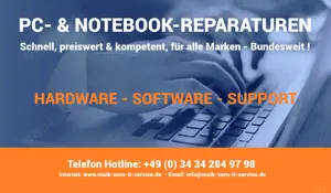 Ihr Partner für PC & Notebook-Reparaturen - Bundesweit