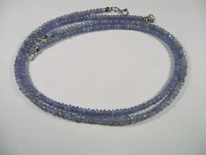 NEU: 2x Tansanit-Kette   Collier 85 Carat 925 Silber je 110,- Euro