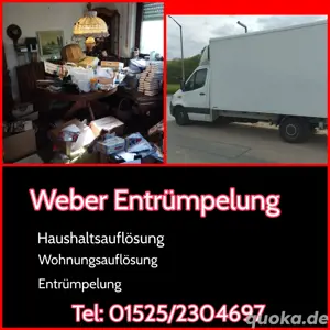 Entrümpelung Haushaltsauflösung Wohnungsauflösung Reinigung 