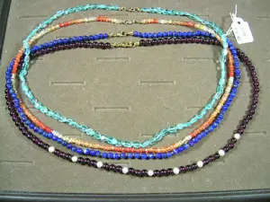 NEU: Edelstein-Ketten aus Idar-Oberstein Gold-Verschluss ab 45,- Euro