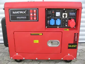 Vermiete Diesel Stromaggregat mit Elektrostarter, Stromerzeuger, 400V  230V  Baumaschinenverleih