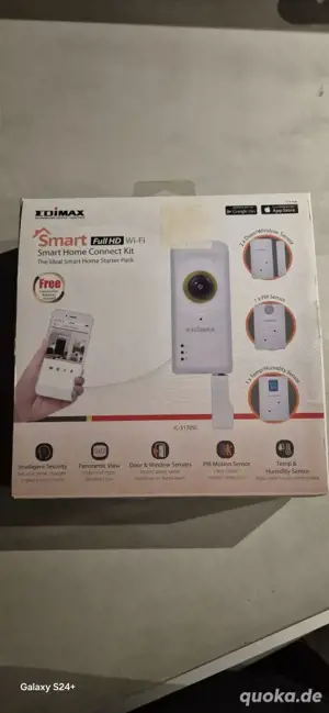 Smart Home Connect Kit Camera von Edimax wie Neu ! nicht Installiert