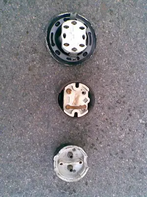 Historische Schalter Steckdosen 