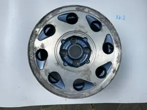 4 St. original VW Golf 2 II Alufelge 6x14 ET38 321601025N Silverstone "Teardrop" Bild 6