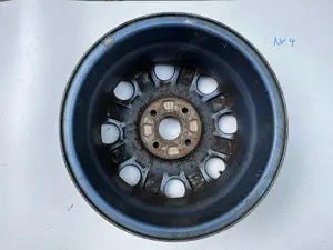 4 St. original VW Golf 2 II Alufelge 6x14 ET38 321601025N Silverstone "Teardrop" Bild 2