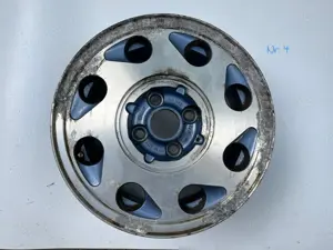 4 St. original VW Golf 2 II Alufelge 6x14 ET38 321601025N Silverstone "Teardrop" Bild 3
