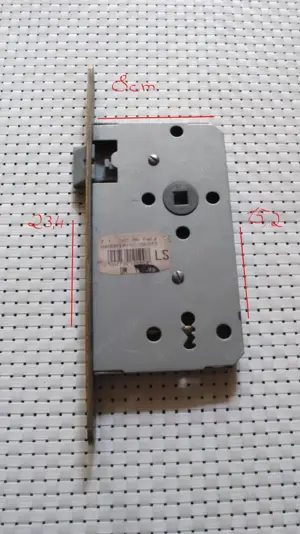 Einsteckschloss Rohrrahmenschloss Türschloss * Neu mit Schlüssel