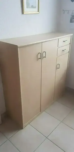 Kommode Schrank in Buche Nachbildung