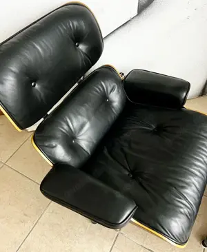 Vitra Lounge Chair & Ottoman - Santos Palisander - Eames Bild 6