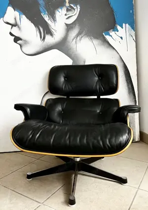 Vitra Lounge Chair & Ottoman - Santos Palisander - Eames Bild 7