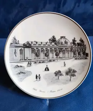 KPM-Sammelteller Schloss Sanssouci 1745-1748 - VB 21,50 Eur.