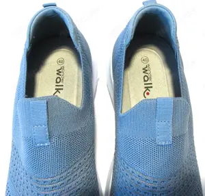 Wonderwalk Slipper - Gr. 40 - Rauchblau - leichter Flexi-Damenschuh - Neu Bild 4