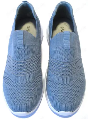Wonderwalk Slipper - Gr. 40 - Rauchblau - leichter Flexi-Damenschuh - Neu Bild 3