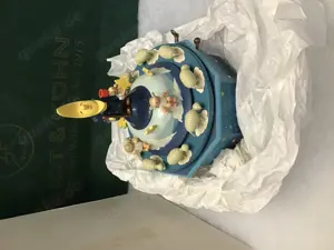 Spieluhr Mondvater mit Schäfchen. Spielt einwandfrei.Erzgebirge 