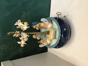 Wendt & Kühn Spieluhr Wiegengruppe Erzgebirge 