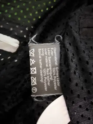 Probiker Leder Motorradjacke Gr. 34, schwarz Bild 6