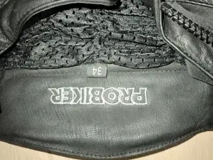 Probiker Leder Motorradhose Gr. 34, schwarz Bild 4