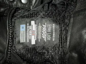 Probiker Leder Motorradhose Gr. 34, schwarz Bild 5