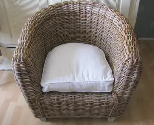 Einzel-Sessel aus geflochtener Weide ...