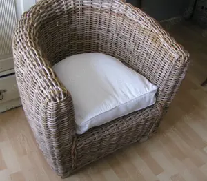 Einzel-Sessel aus geflochtener Weide ... Bild 2