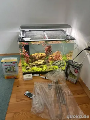 Aquarium dennerle Nano Cube 70l mit LED Filter und Bodenheizung Bild 5