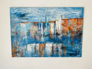 Acrylgemälde Abstrakt auf Leinwand Unikat Einzelstücke Bild 3